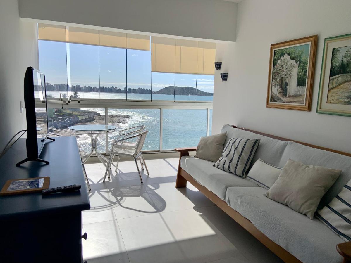 Apartamento Vista Do Mar, Pe Na Areia E Aguas Tranquilas, No Cento De Guarapari Buitenkant foto