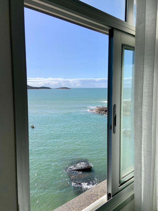 Apartamento Vista Do Mar, Pe Na Areia E Aguas Tranquilas, No Cento De Guarapari Buitenkant foto